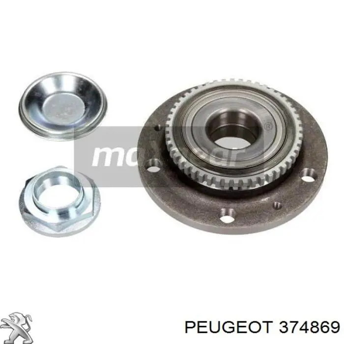 Ступицы задних колес Peugeot/Citroen 374869 цена, от 48.62 USD