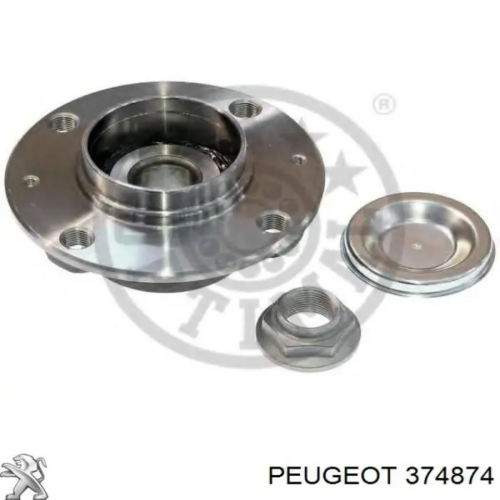 374874 Peugeot/Citroen Ступица задняя