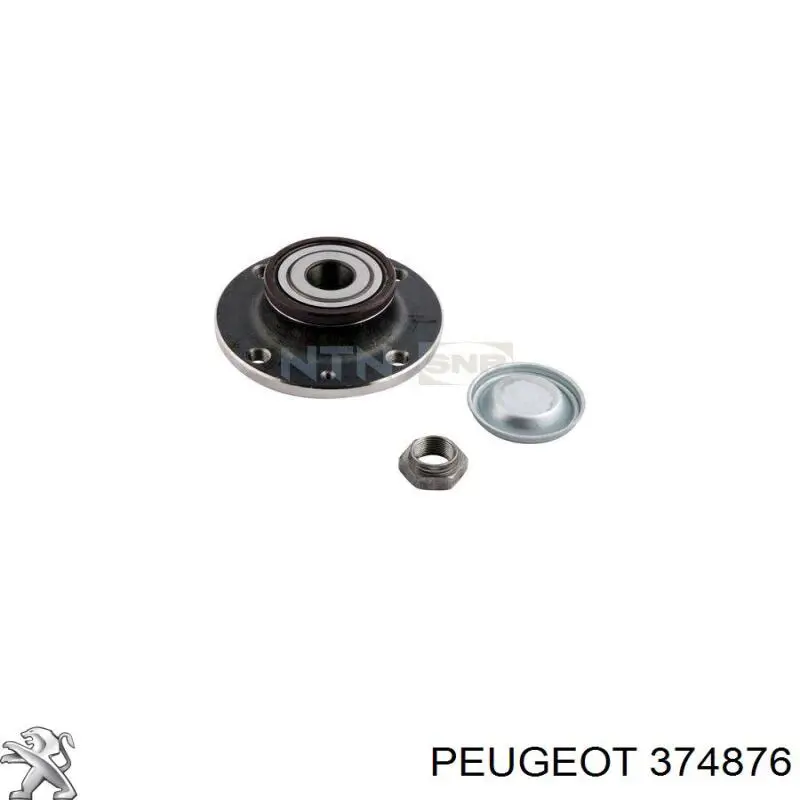 Купить 374876 Peugeot/Citroen Задняя шпиндель