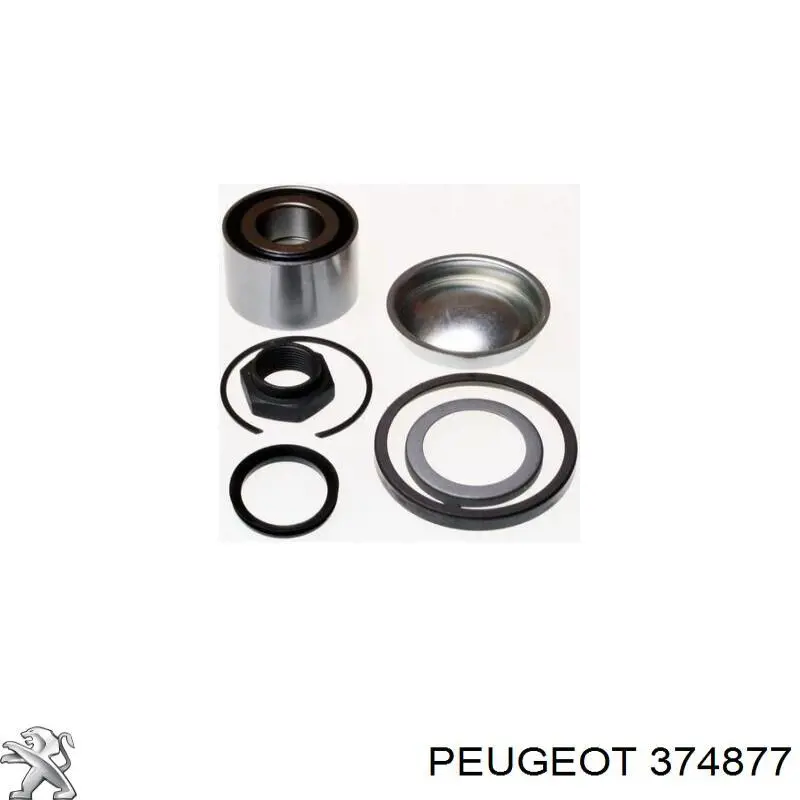 Подшипник задней ступицы 374877 Peugeot/Citroen