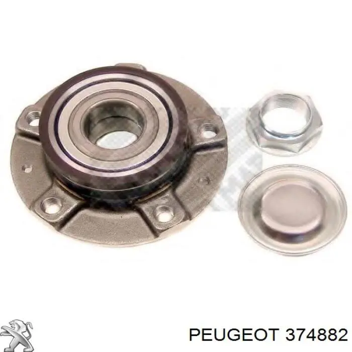 Ступицы задних колес Peugeot/Citroen 374882 цена, от 47.86 USD
