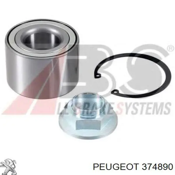 Купить 374890 Peugeot/Citroen Подшипник задней ступицы