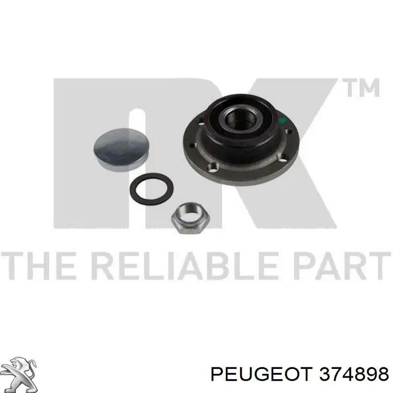 Купить 374898 Peugeot/Citroen Задняя шпиндель