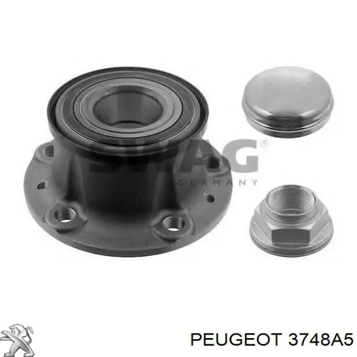 Задняя ступица 3748A5 Peugeot/Citroen