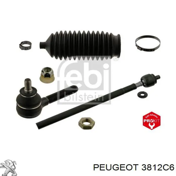 Рулевая тяга Peugeot/Citroen 3812C6 цена, от 11.59 USD
