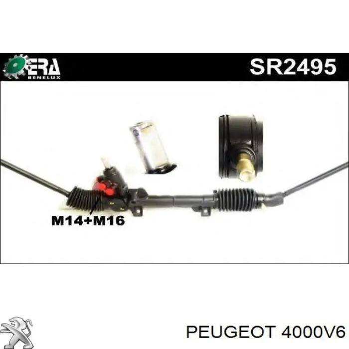 Реечный рулевой механизм Peugeot/Citroen 4000V6 цена, от 126.90 USD