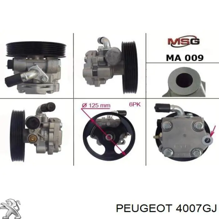 Насос гидравлики MSG CI305R цена, от 115.16 USD