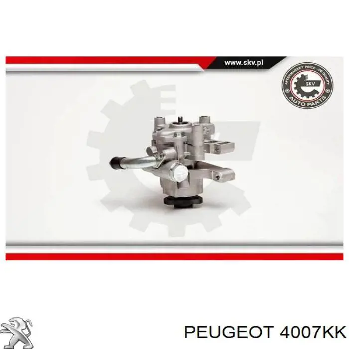 Купить 4007KK Peugeot/Citroen Насос рулевого управления
