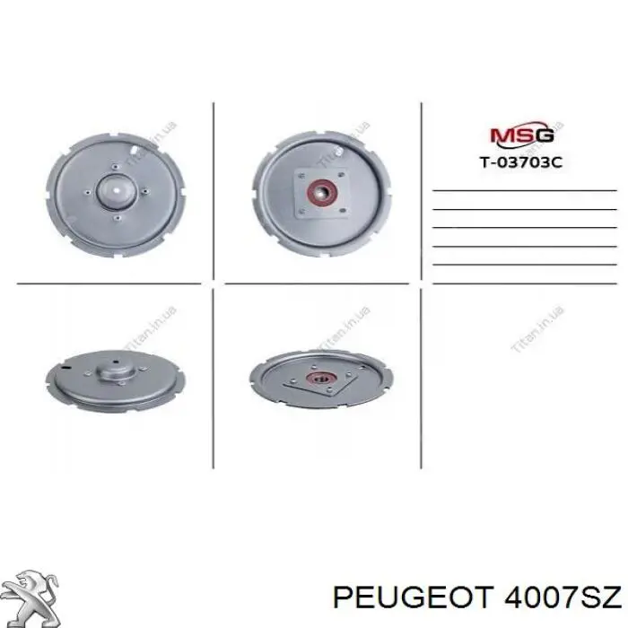 4007SZ Peugeot/Citroen bomba da direção hidrâulica assistida