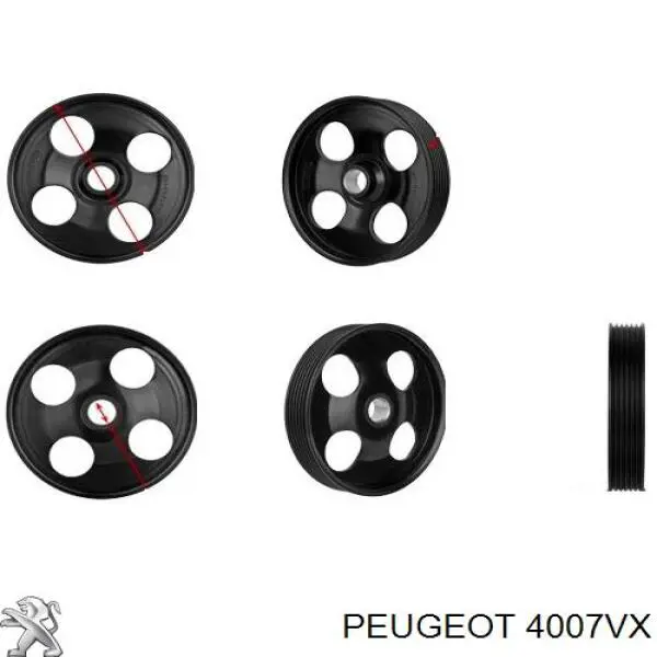 Купить 4007VX Peugeot/Citroen Насос рулевого управления