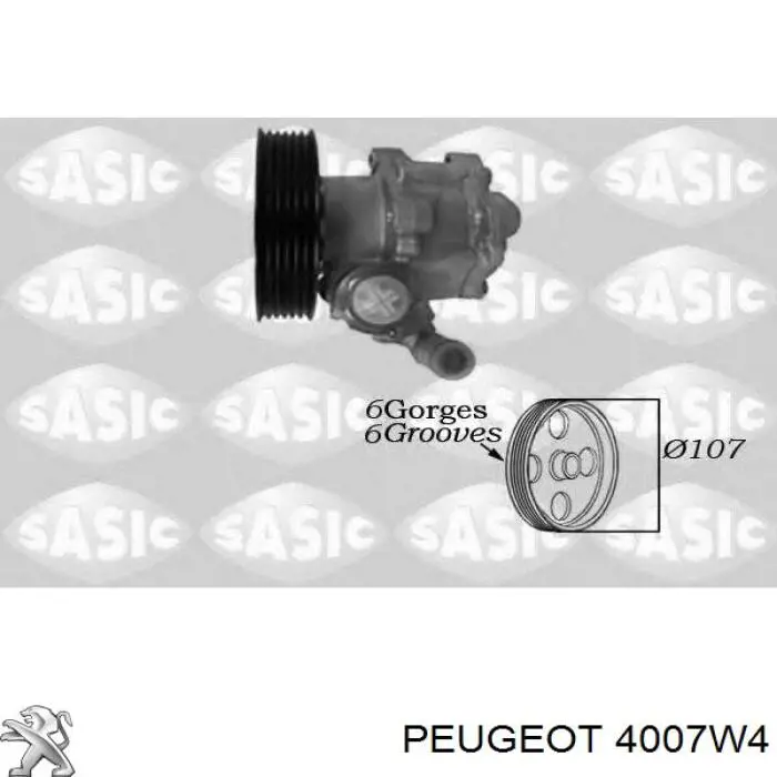 4007W4 Peugeot/Citroen ГУР руля