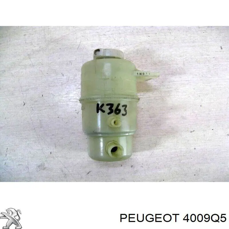 Depósito de bomba de dirección hidráulica 4009Q5 Peugeot/Citroen