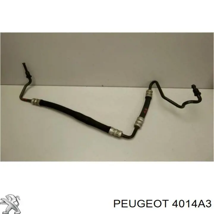 4014A3 Peugeot/Citroen mangueira da direção hidrâulica assistida de pressão alta desde a bomba até a régua (do mecanismo)