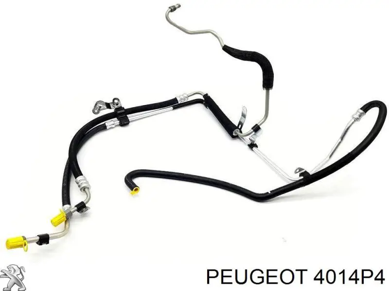 4014P4 PEUGEOT Manguera de alta presion de direccion, hidráulica original y equivalente