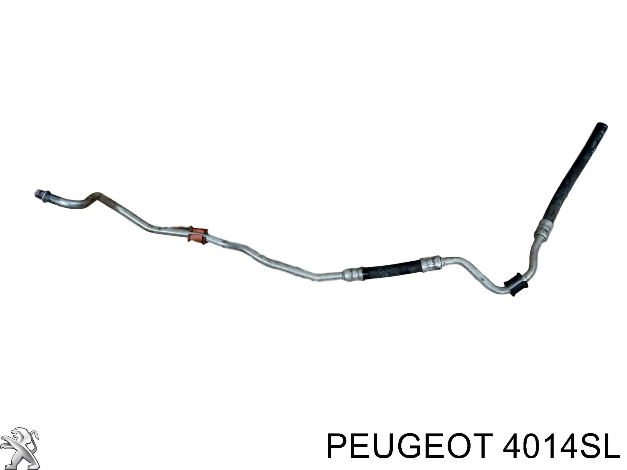 Manguera hidráulica de alta presión, desde la bomba al mecanismo dirección 4014SL Peugeot/Citroen