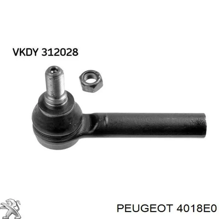 Ponta externa da barra de direção 4018E0 Peugeot/Citroen