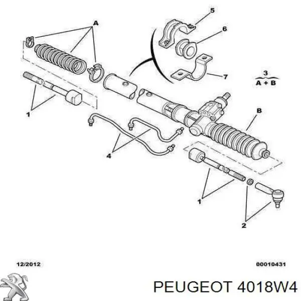 4018W4 Peugeot/Citroen 