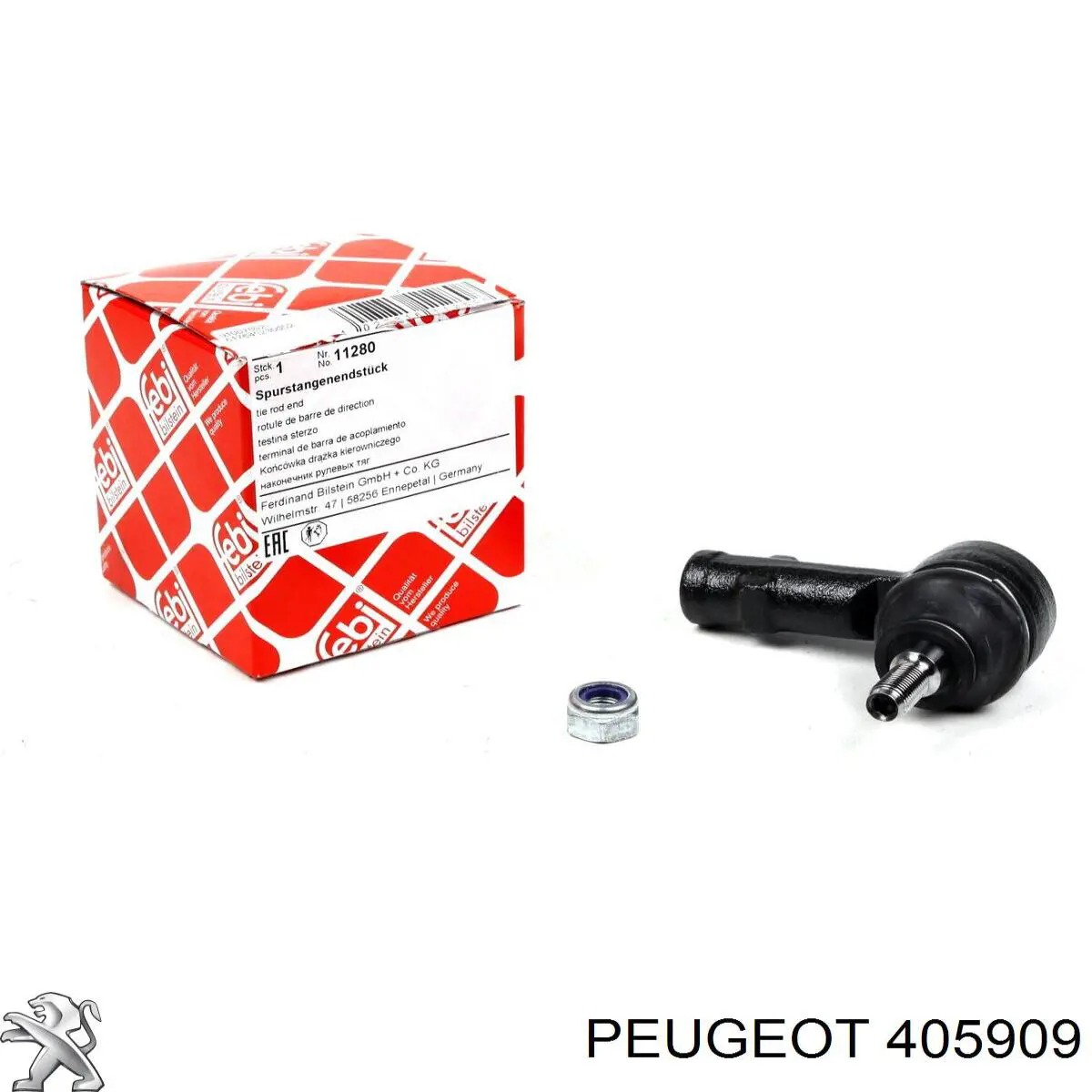 405909 Peugeot/Citroen рулевой наконечник
