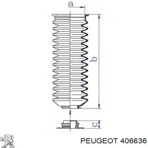 Пыльник тяги Peugeot/Citroen 406636 цена, от 9.17 USD