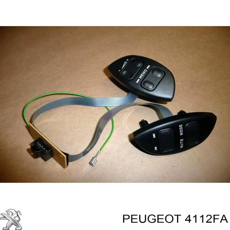 Interruptores del volante 4112FA Peugeot/Citroen