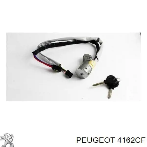 Juego de cerradura de puerta con interruptor de encendido y llaves 4162CF Peugeot/Citroen