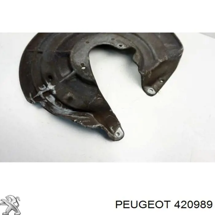 Купить 420989 Peugeot/Citroen Защита тормозного диска заднего, правая