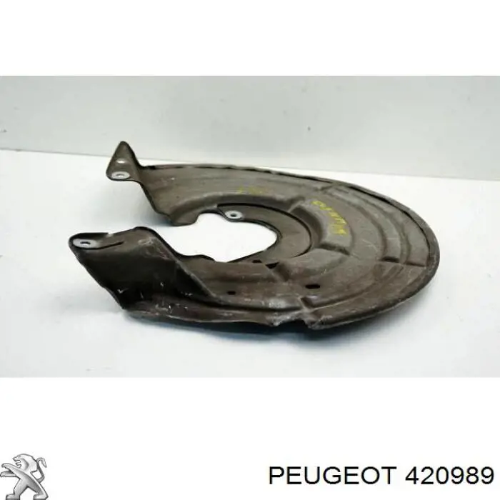 Щиток тормозного диска заднего правый Peugeot/Citroen 420989 цена, от 9.33 USD