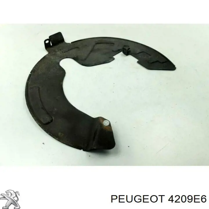 Купить 4209E6 Peugeot/Citroen Защита тормозного диска, переднего, левого