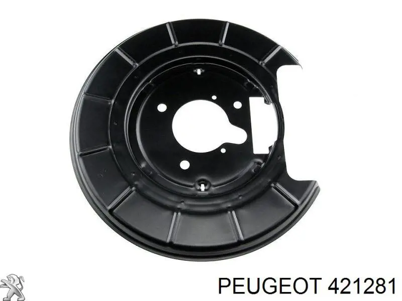 Proteção direita do freio de disco traseiro para Peugeot 406 (8B)