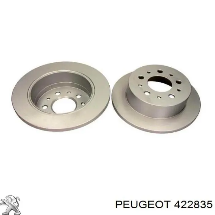 422835 Peugeot/Citroen диск тормозной задний