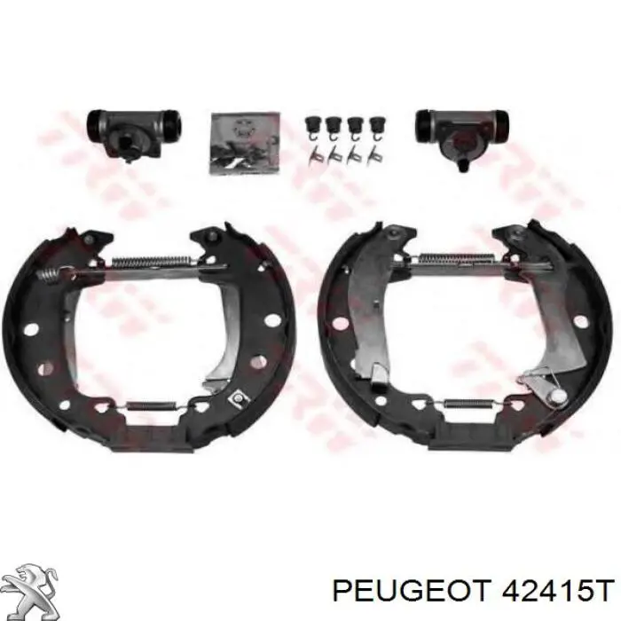 Задние барабанные колодки BSK200200 Open Parts