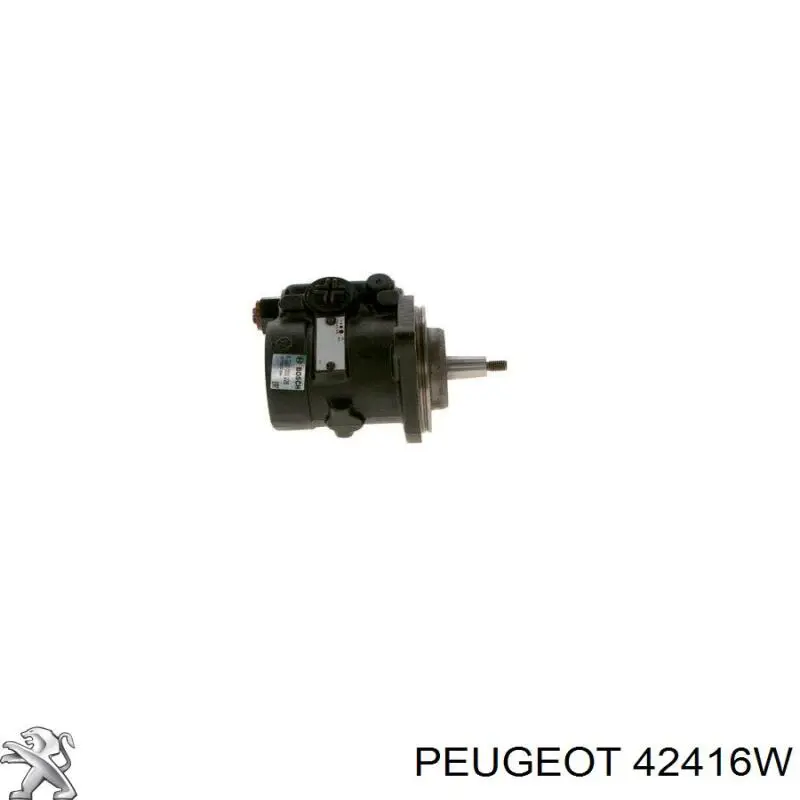 Купить 42416W Peugeot/Citroen Колодки тормозные задние барабанные, в сборе с цилиндрами, комплект