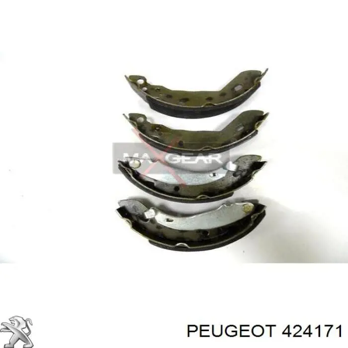 Тормоза рабочие задние ножные и тормозные барабаны Peugeot/Citroen 424171 цена, от 12.34 USD