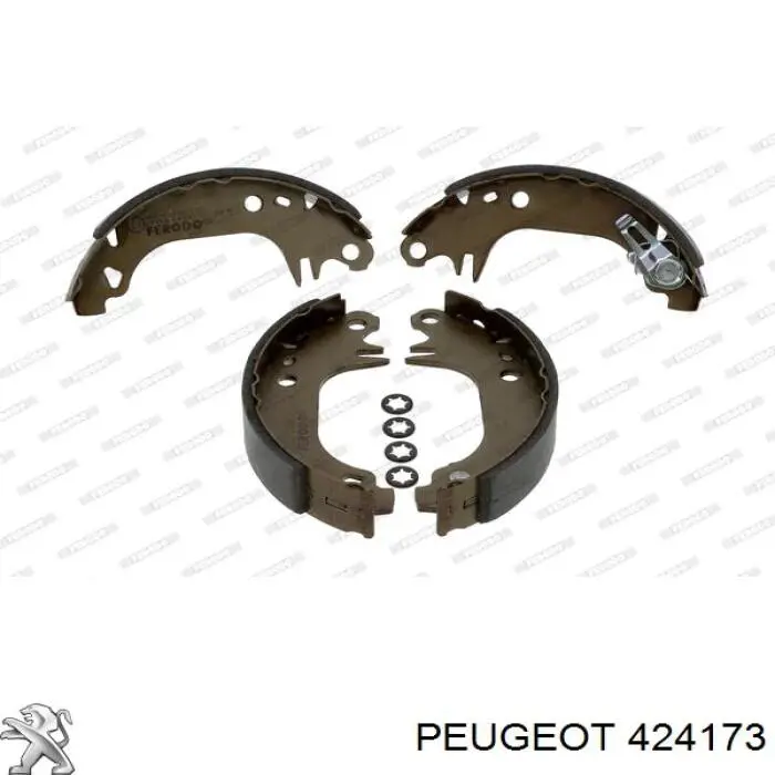 424173 Peugeot/Citroen Барабанные тормозные колодки