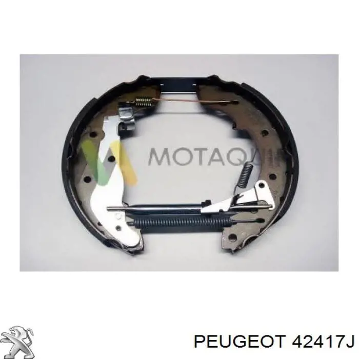 Тормоза рабочие задние ножные и тормозные барабаны Peugeot/Citroen 42417J цена, от 101.30 USD