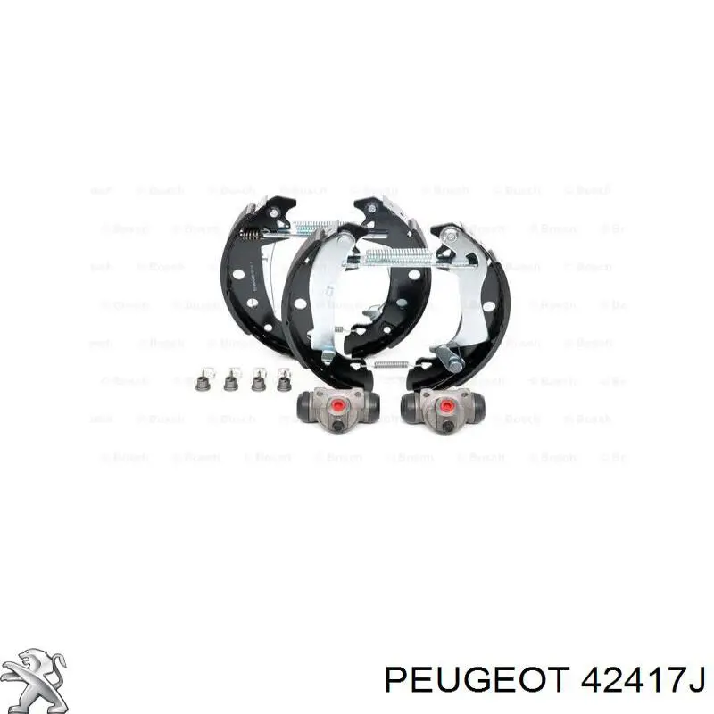 42417J Peugeot/Citroen Барабанные тормозные колодки