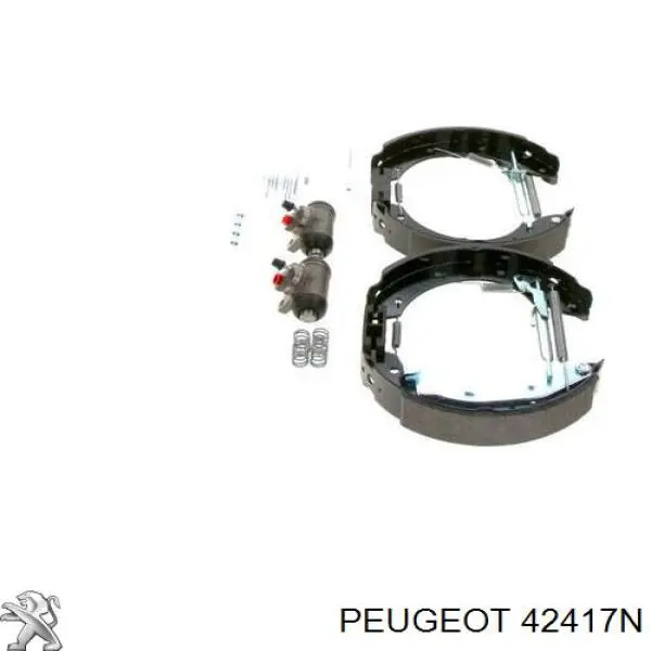 Купить KP903 Delphi Колодки тормозные задние барабанные, в сборе с цилиндрами, комплект