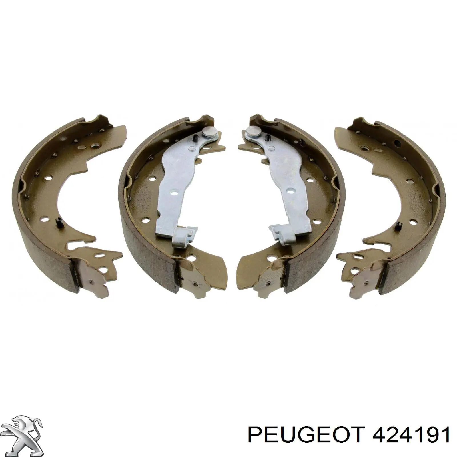 424191 Peugeot/Citroen колодки тормозные задние барабанные