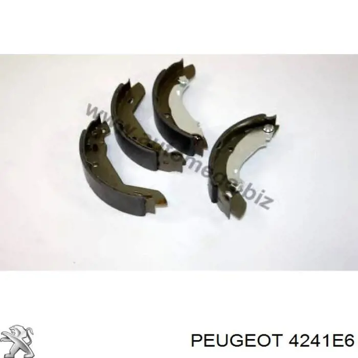 4241E6 Peugeot/Citroen колодки тормозные задние барабанные