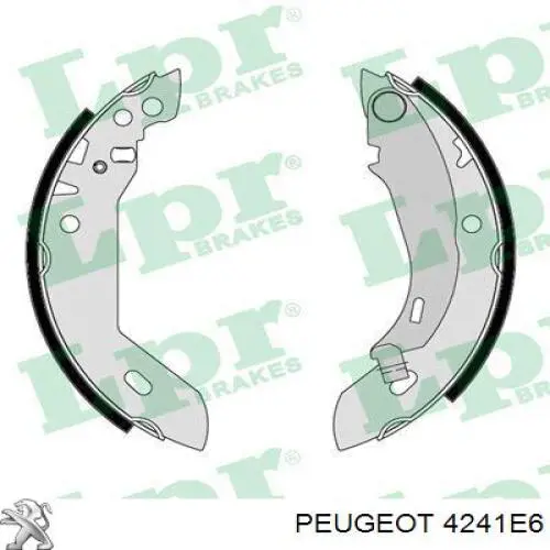 4241E6 Peugeot/Citroen Барабанные тормозные колодки