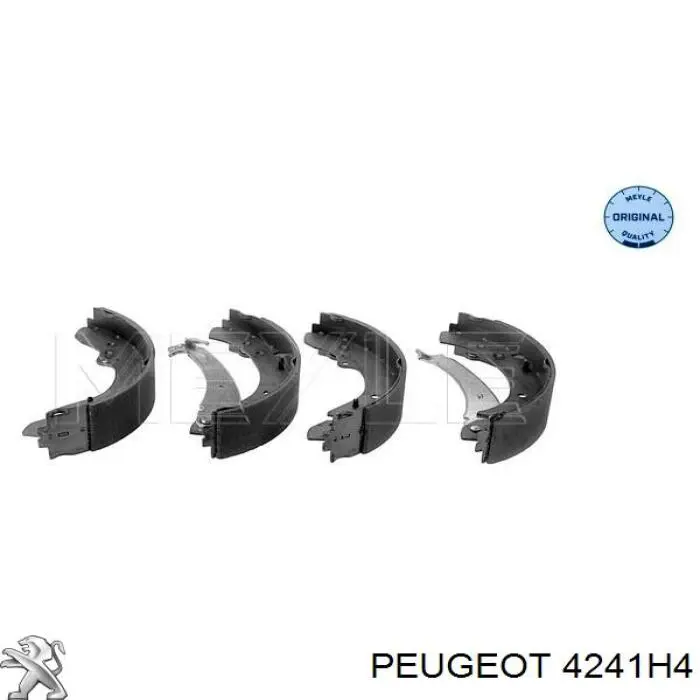 Zapatas de frenos de tambor traseras 4241H4 Peugeot/Citroen