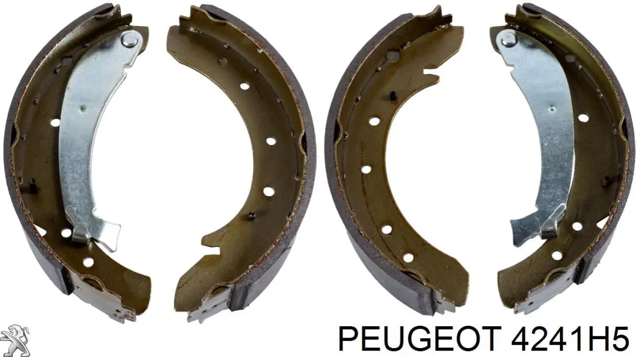 4241H5 Peugeot/Citroen колодки тормозные задние барабанные