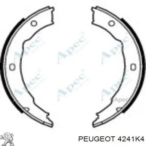 Колодки стояночного тормоза Peugeot/Citroen 4241K4