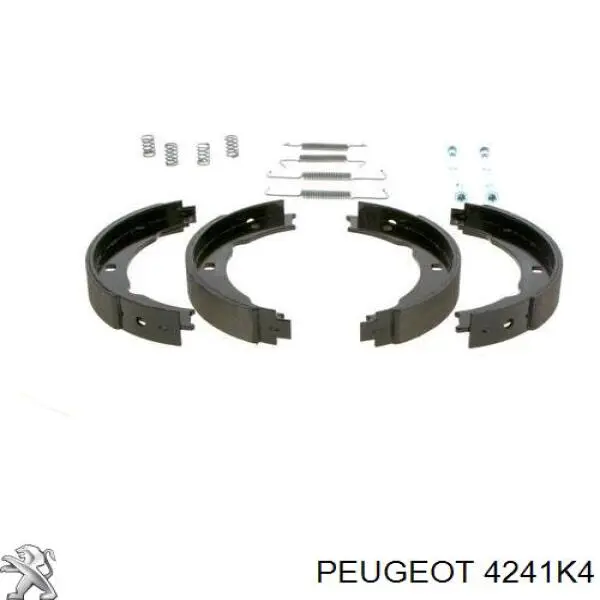 Тормозные колодки стояночного тормоза Peugeot/Citroen 4241K4 цена, от 17.88 USD