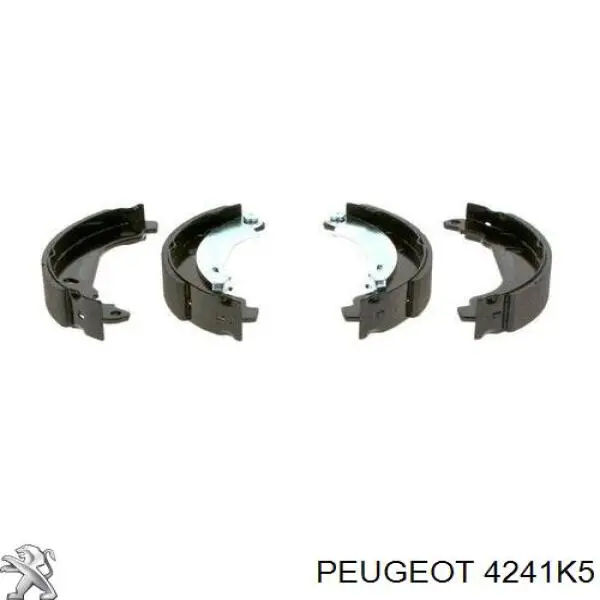 4241K5 Peugeot/Citroen задние барабанные колодки