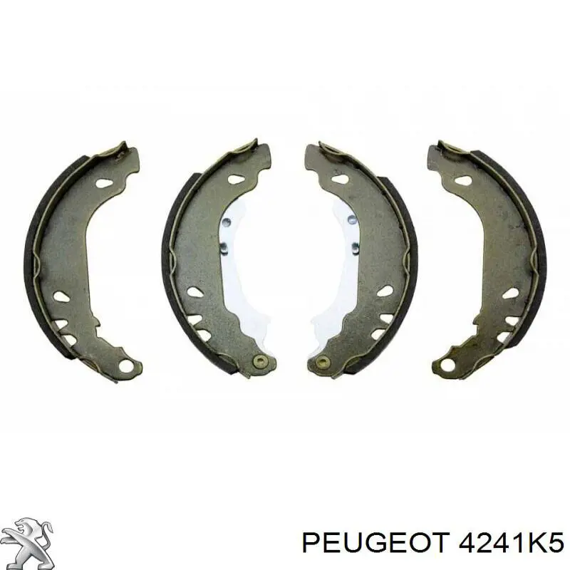 Задние барабанные колодки 4241K5 Peugeot/Citroen