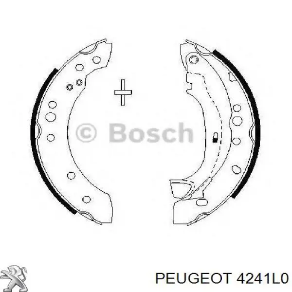 Колодки гальмові задні, барабанні 4241L0 Peugeot/Citroen