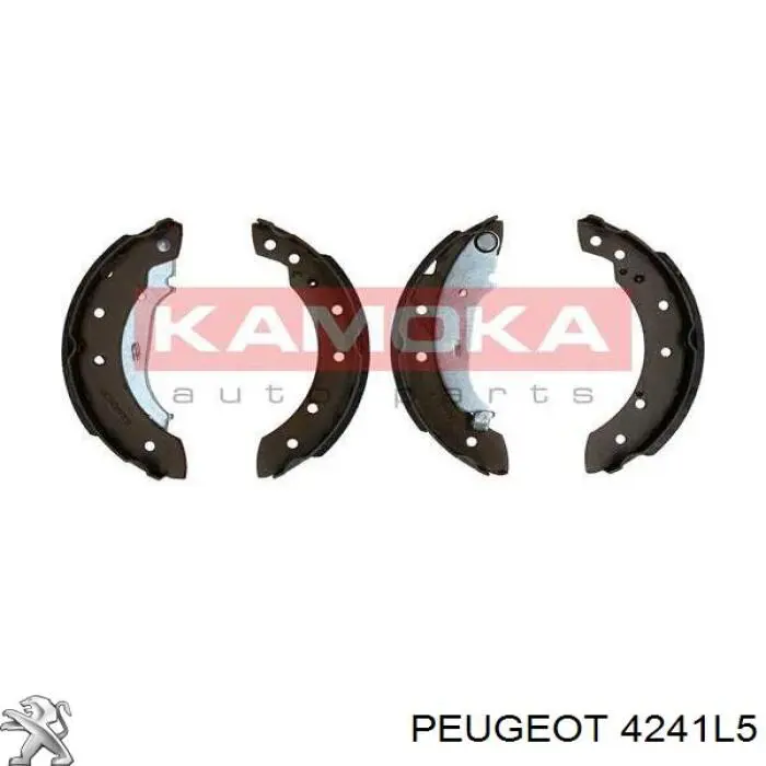 4241L5 Peugeot/Citroen Барабанные тормозные колодки