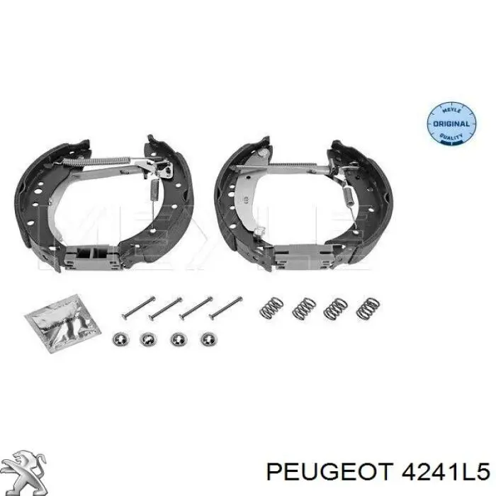Тормоза рабочие задние ножные и тормозные барабаны Peugeot/Citroen 4241L5 цена, от 15.83 USD