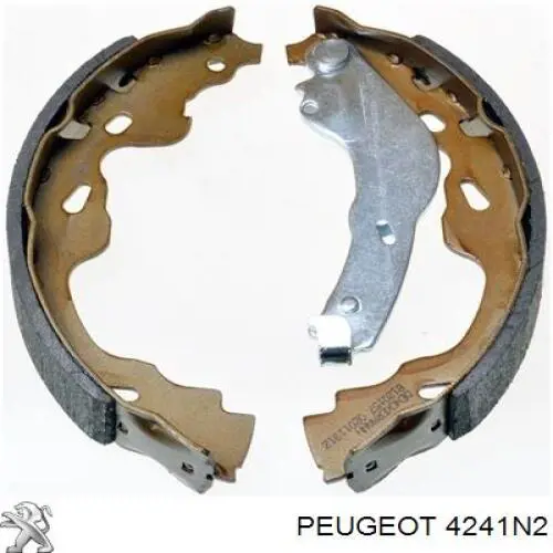 Тормоза рабочие задние ножные и тормозные барабаны Peugeot/Citroen 4241N2 цена, от 16.78 USD